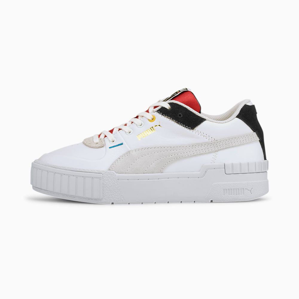 Puma Cali Sport WH Női Sportcipő - Fehér/Fekete ( Hungary - FGAZB8673 )